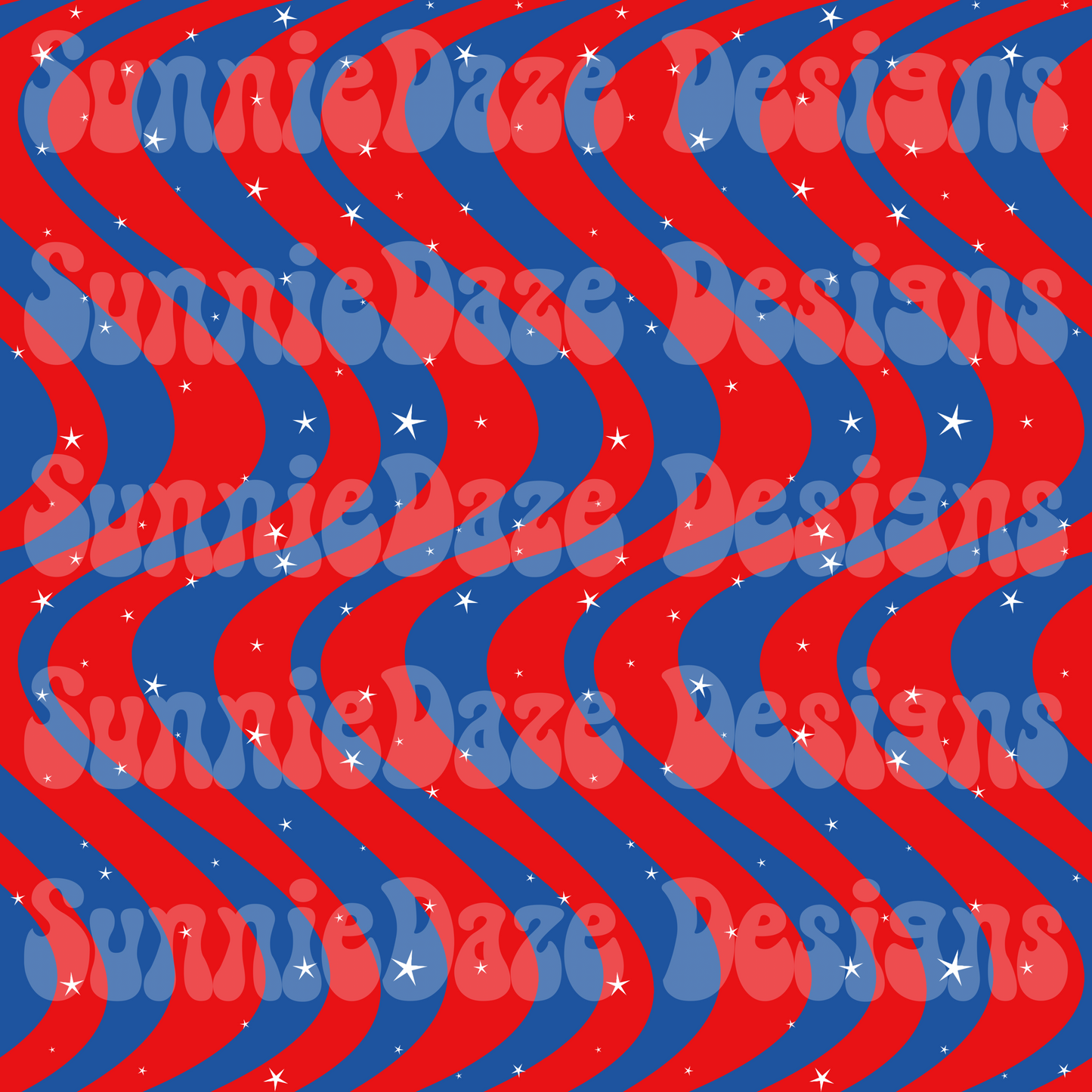 RWB waves + stars
