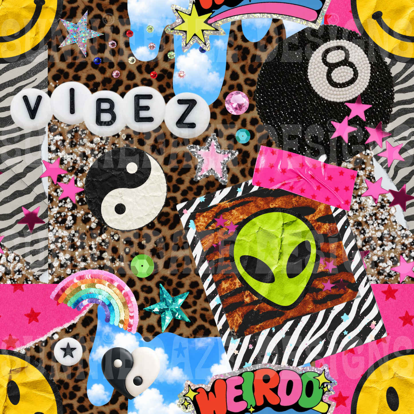Scrapbook vibez seamless