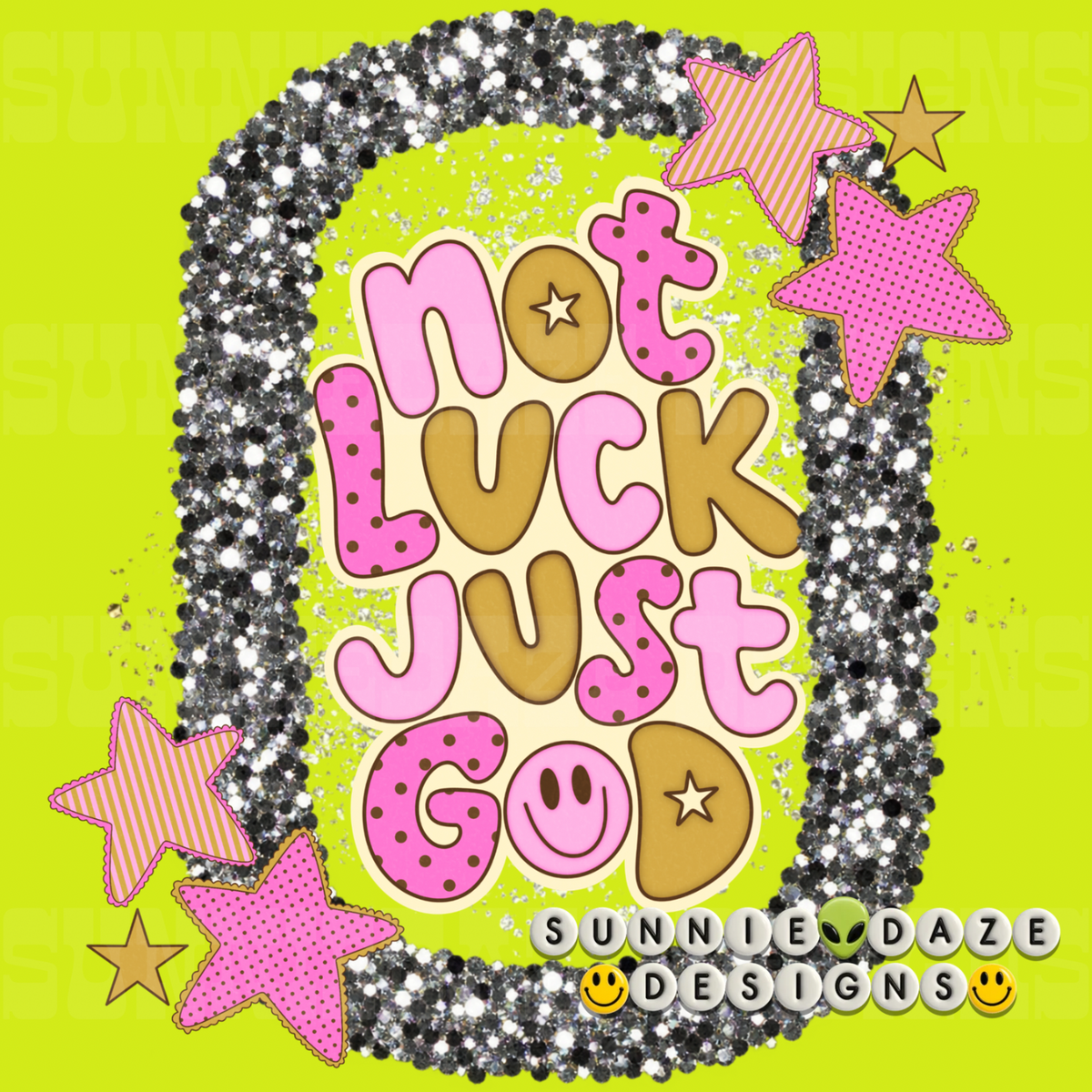 Not luck just God png