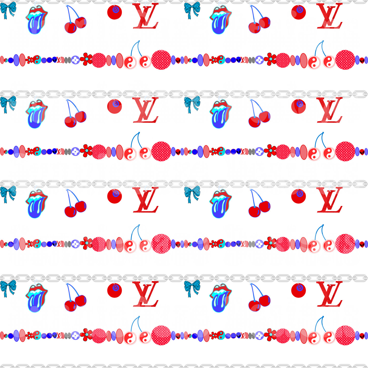 FOJ boujee bracelets- white