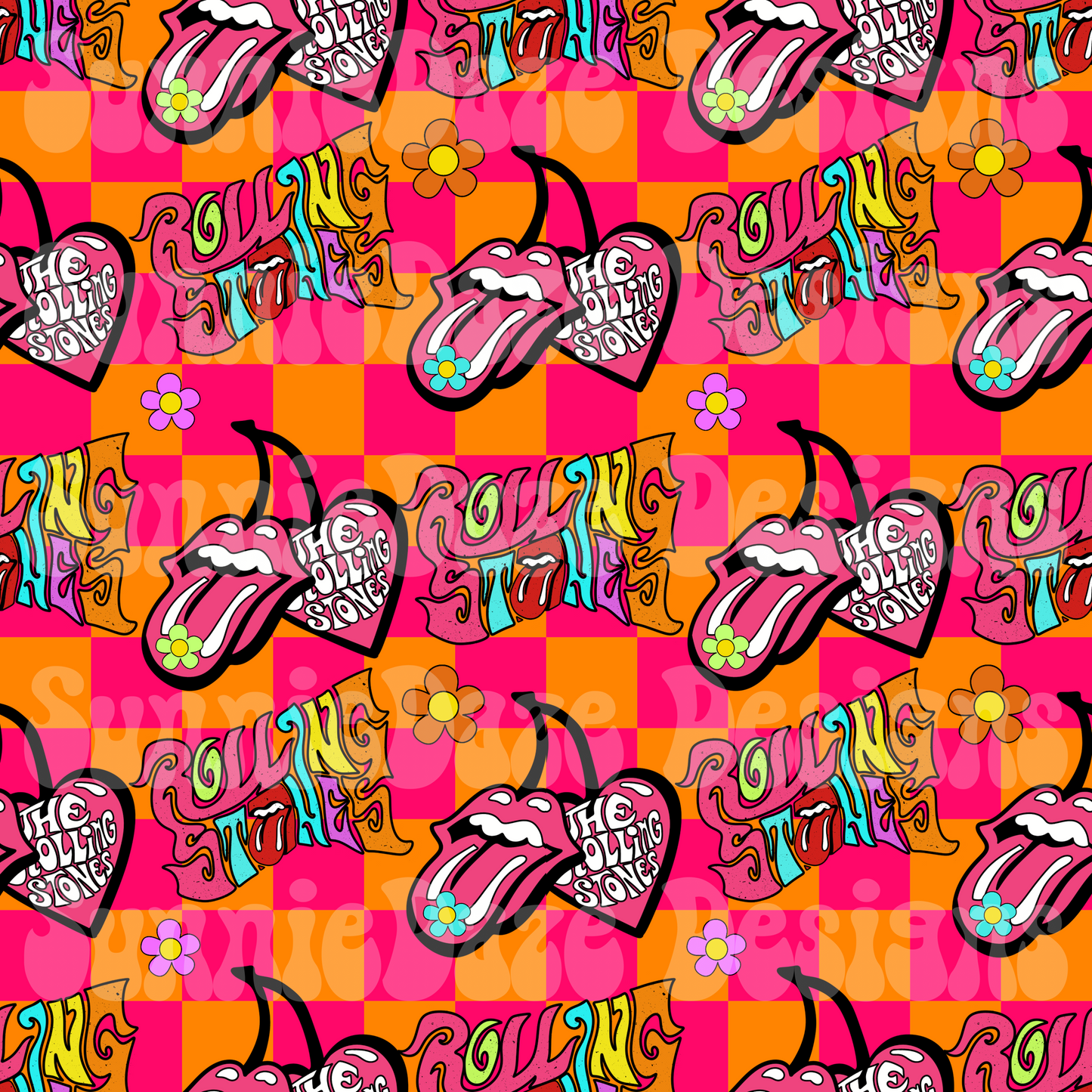 Groovy stones seamless