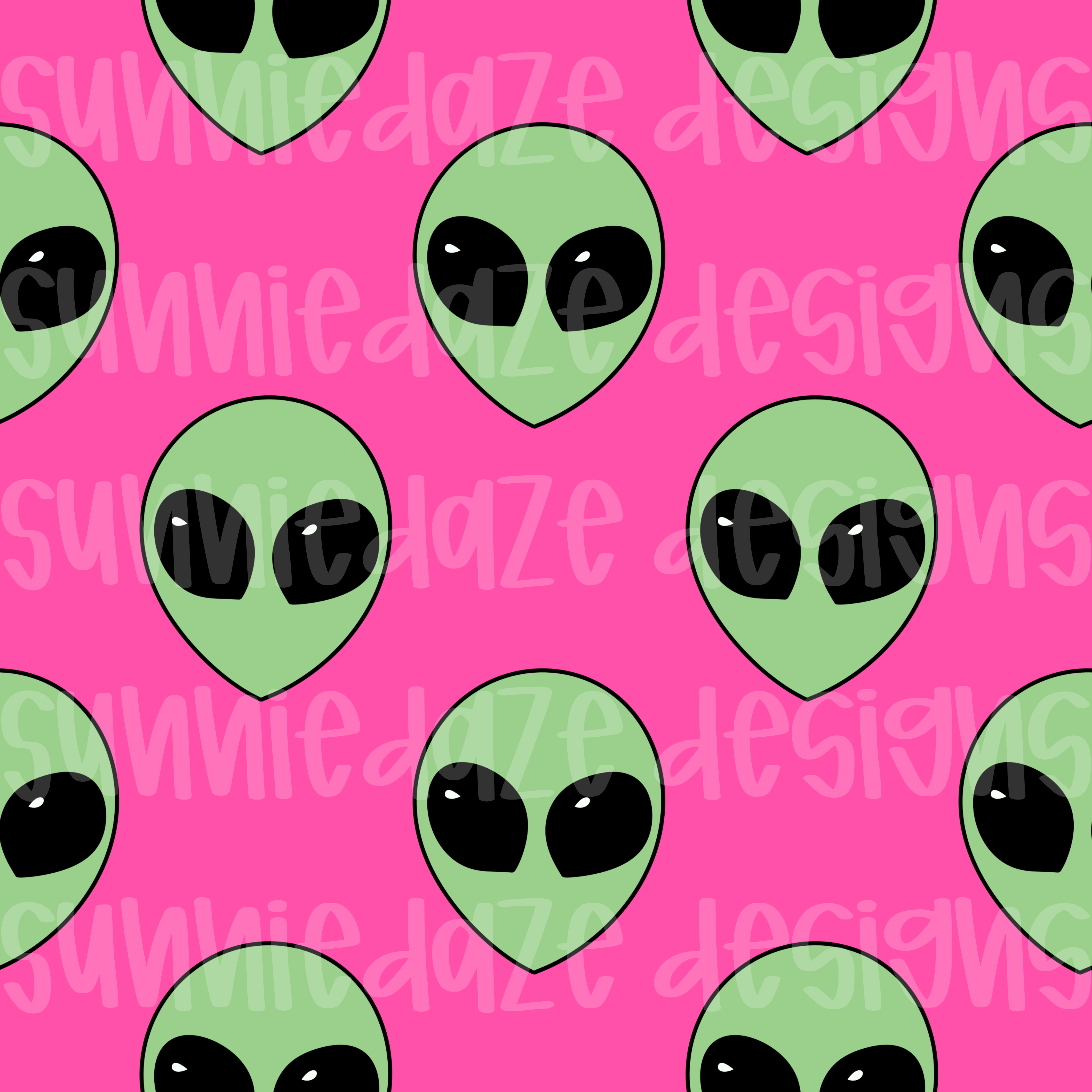 Alien seamless – Sunnie Daze Designs