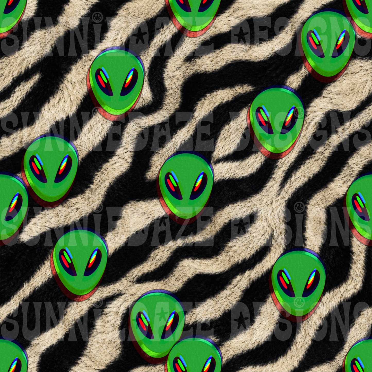 Alien vibez zebra