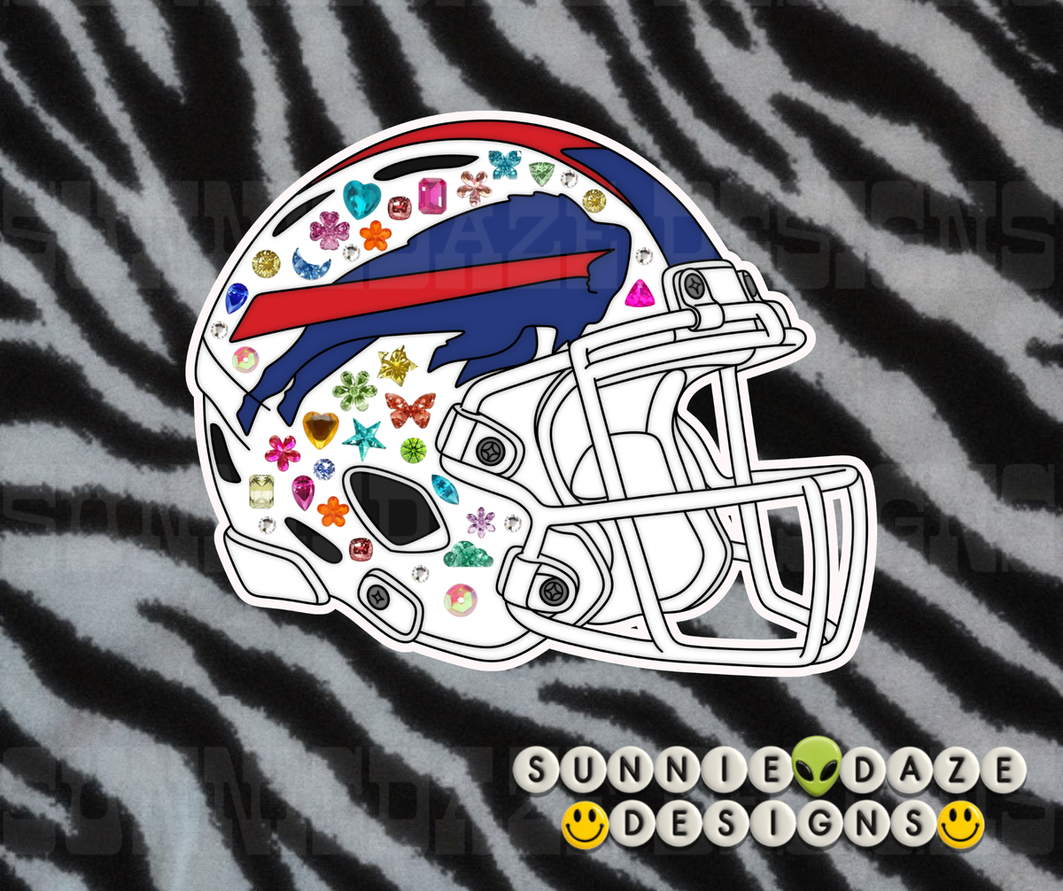 Whimsy Football Helmet Bills