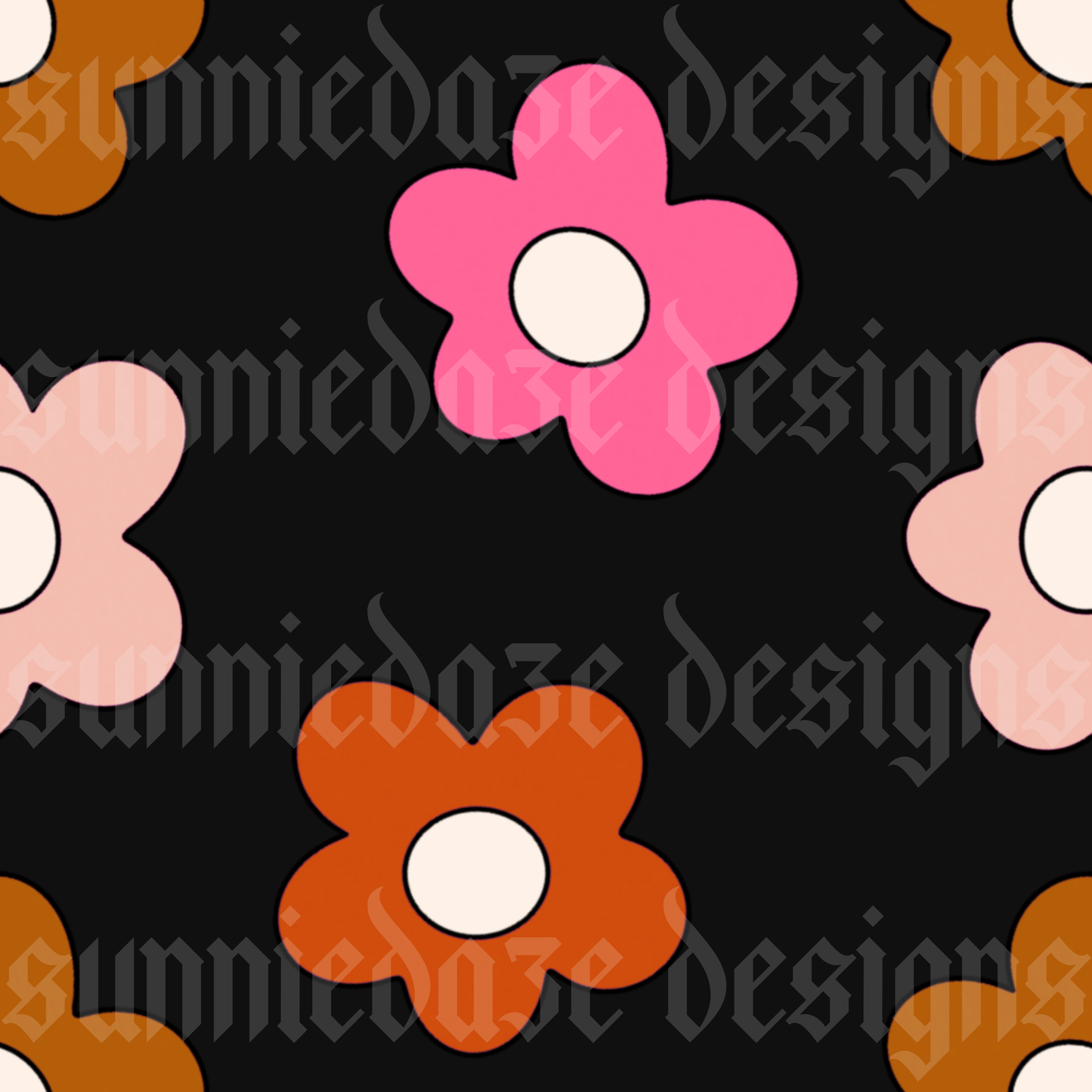 Boho mouse flowers