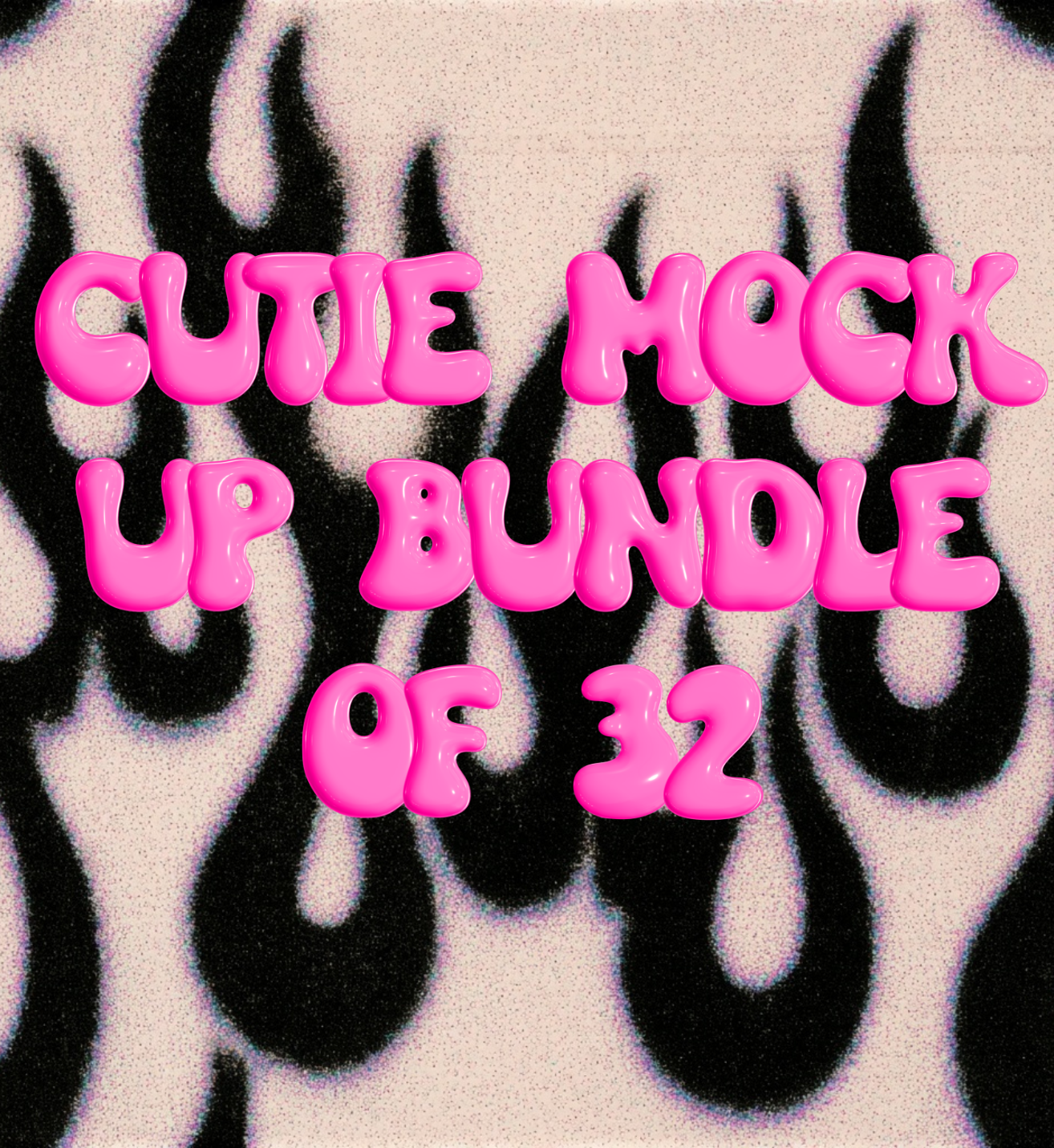 Cutie mock up bundle of 32