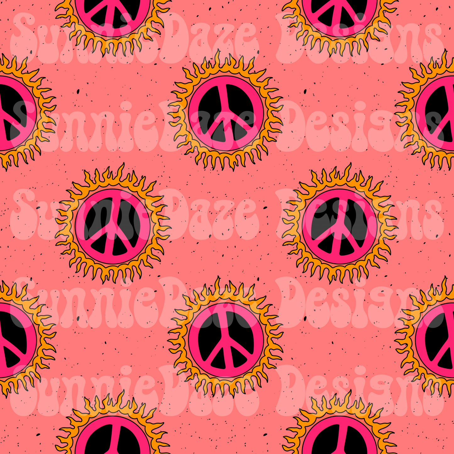 Peace signs color way 2