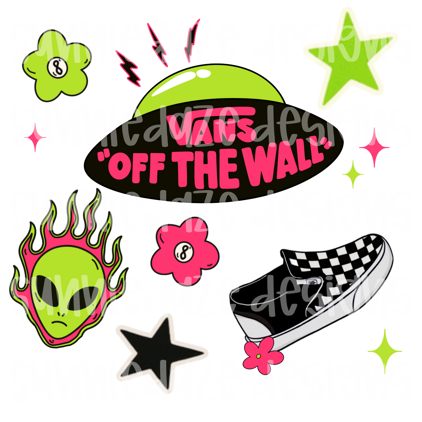 Off the wall alien png