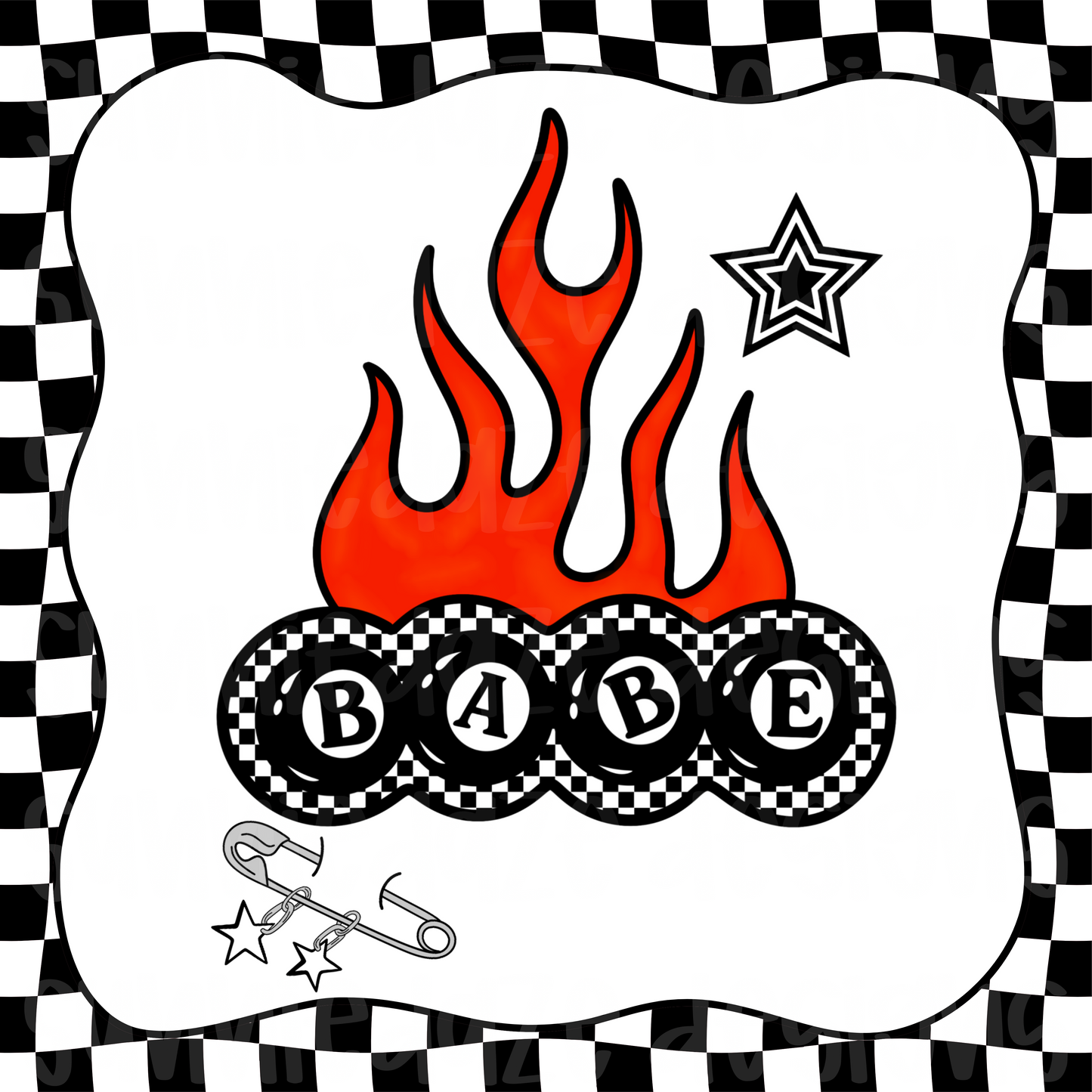 8 ball babe png
