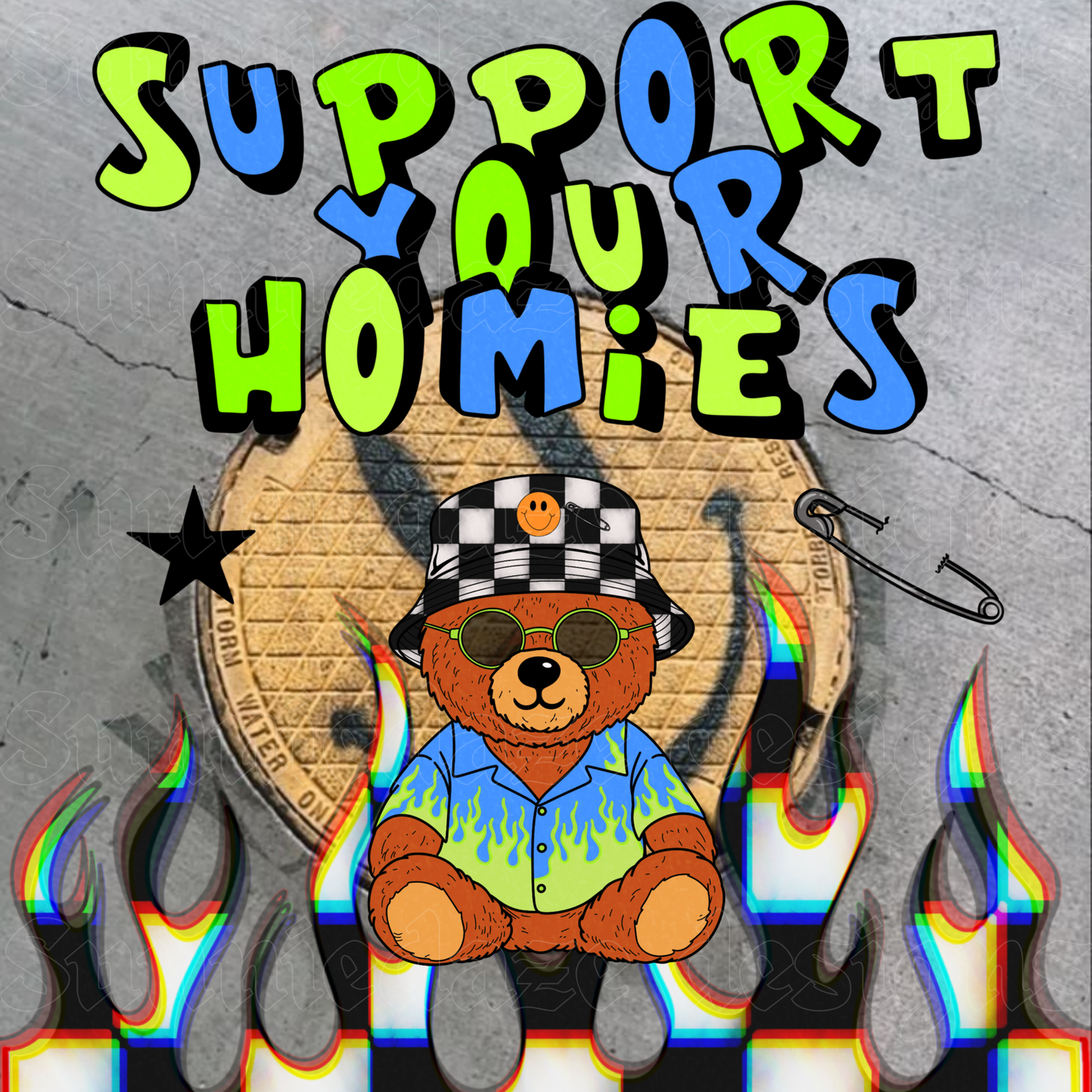 Support your homies png