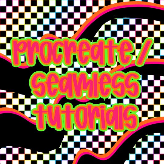 Procreate + seamless tutorials 🎱 NO CODES