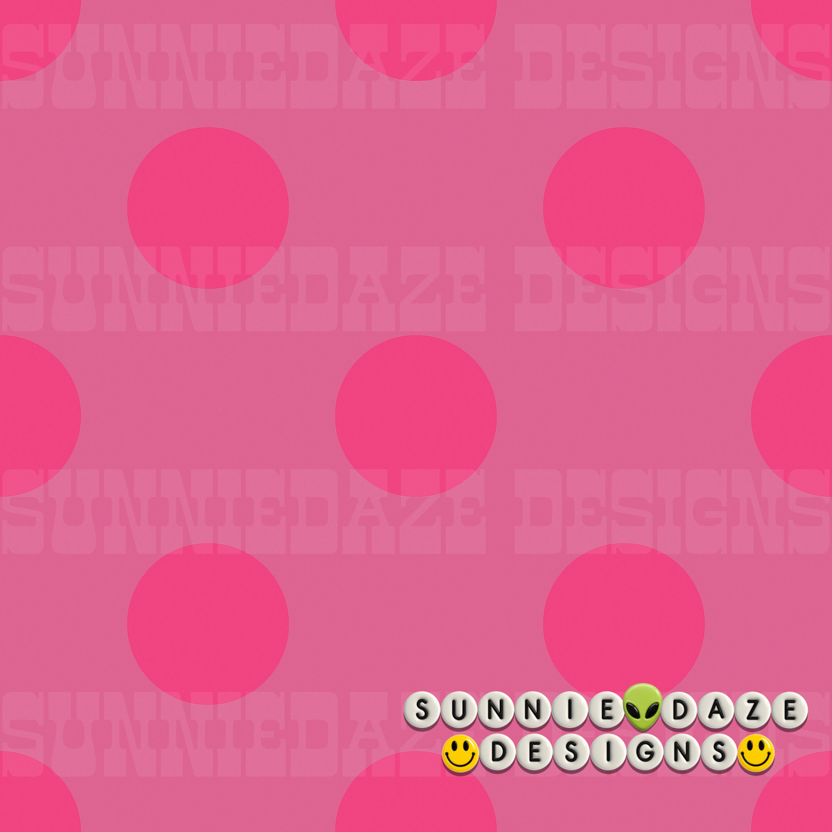 Light Pink / Dark Pink Polka