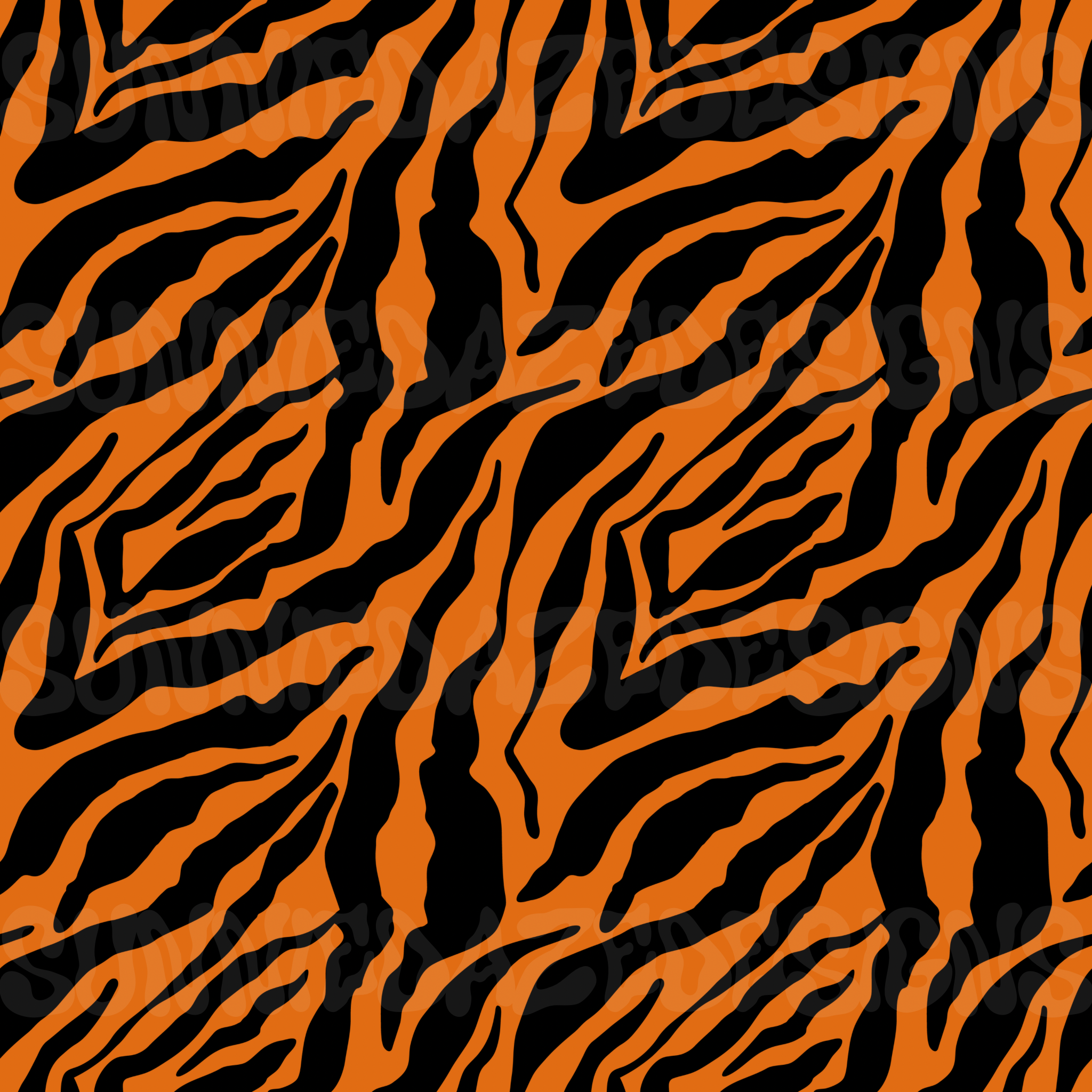 Tiger stripes seamless – Sunnie Daze Designs