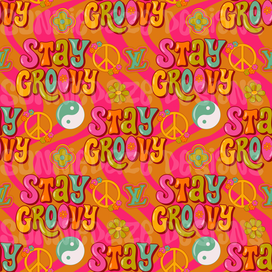 Stay groovy seamless BOUJEE