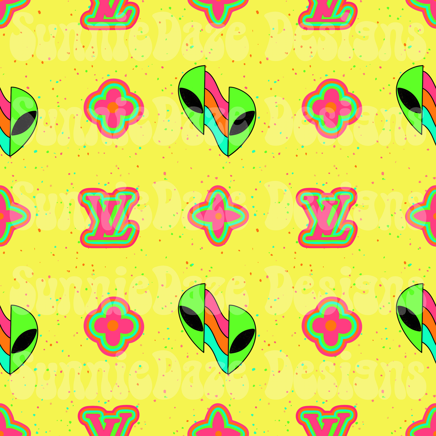 Boujee alien vibes yellow