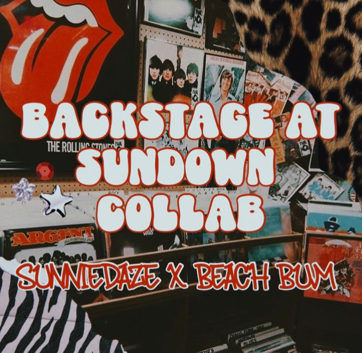 BACKSTAGE AT SUNDOWN COLLAB • SDD x BEACHBUM BABY • NO CODES!!!!!
