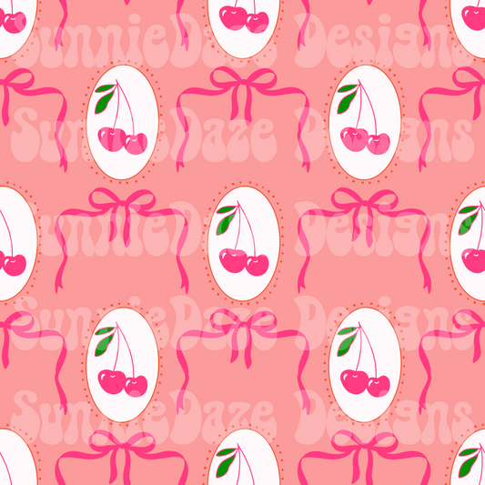 Coquette cherries peach/pink