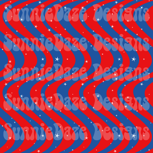 RWB waves + stars
