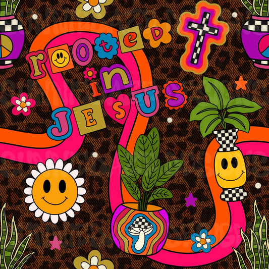 Rooted in Jesus - leopard