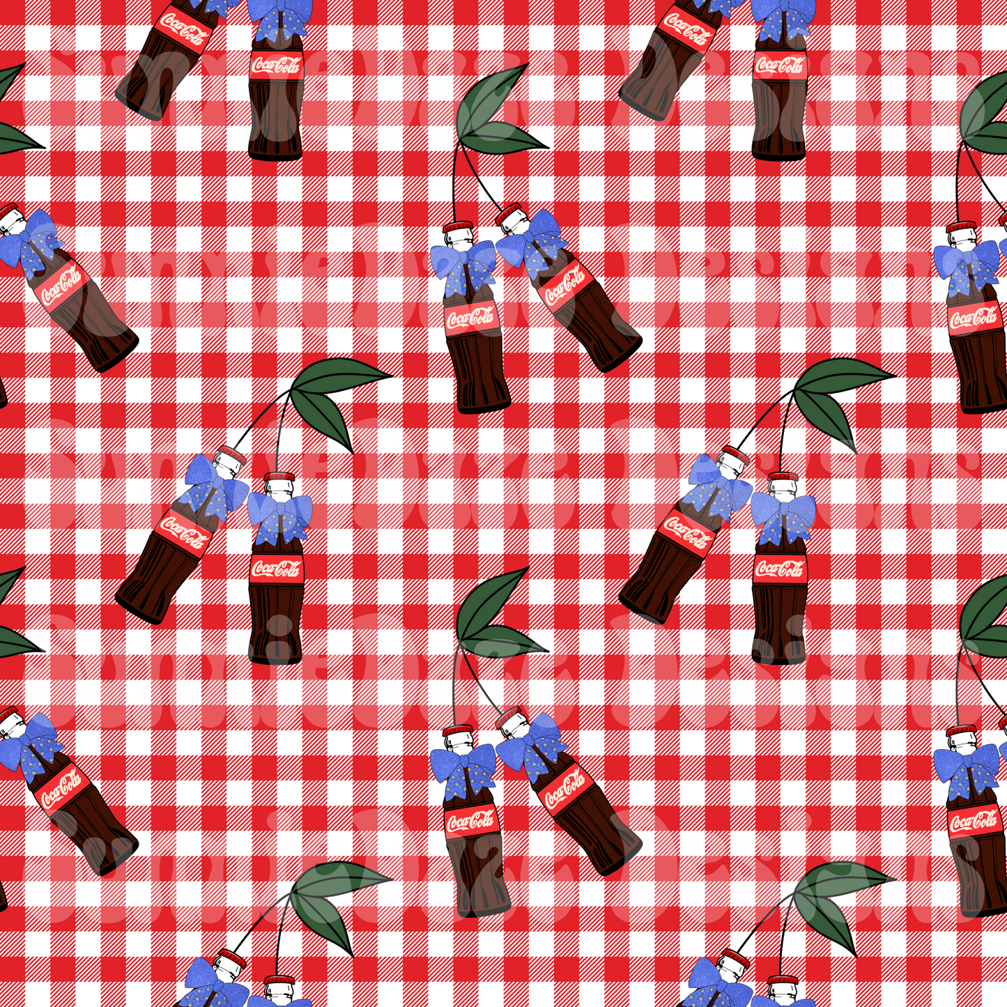 Cherry coke bottles - red