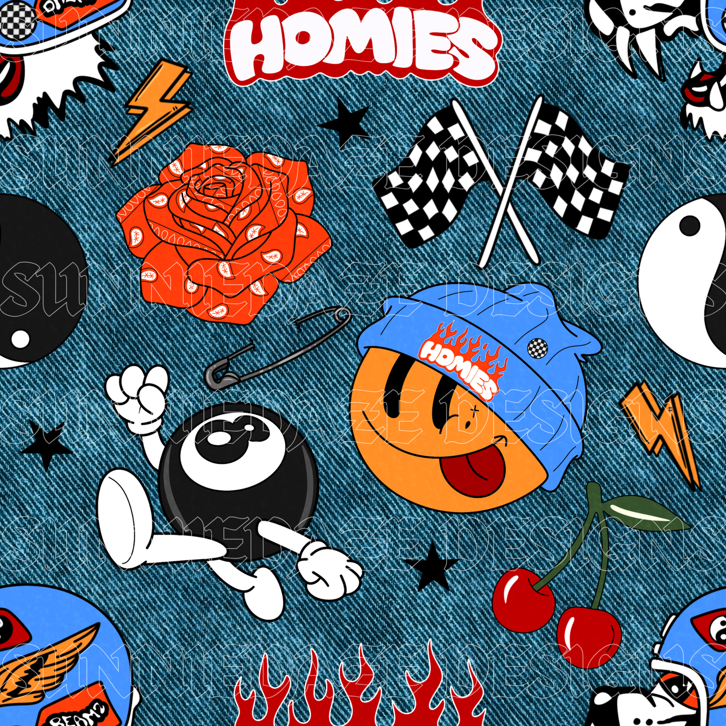 4 the homies Jean
