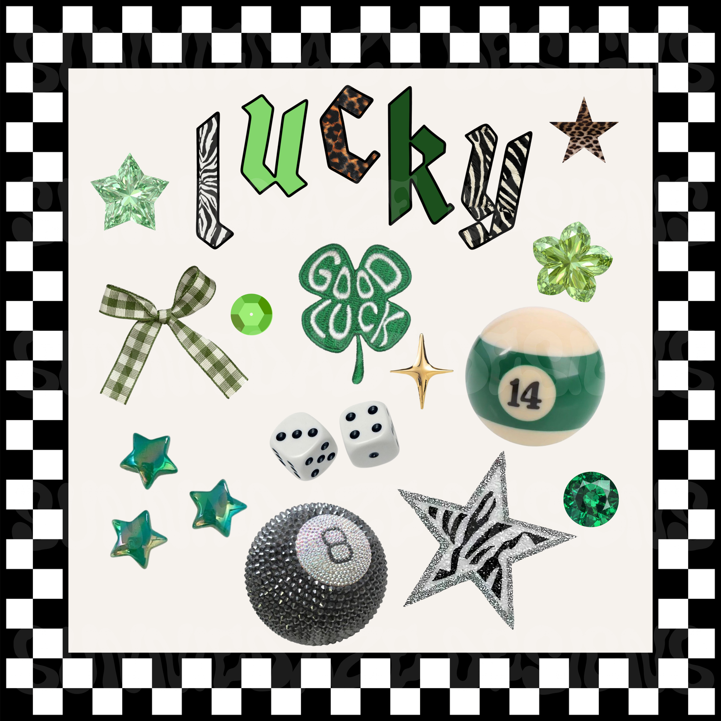 LUCKY COLLAGE PNG