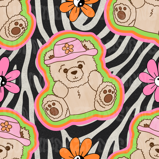 Vibey bears w flowers