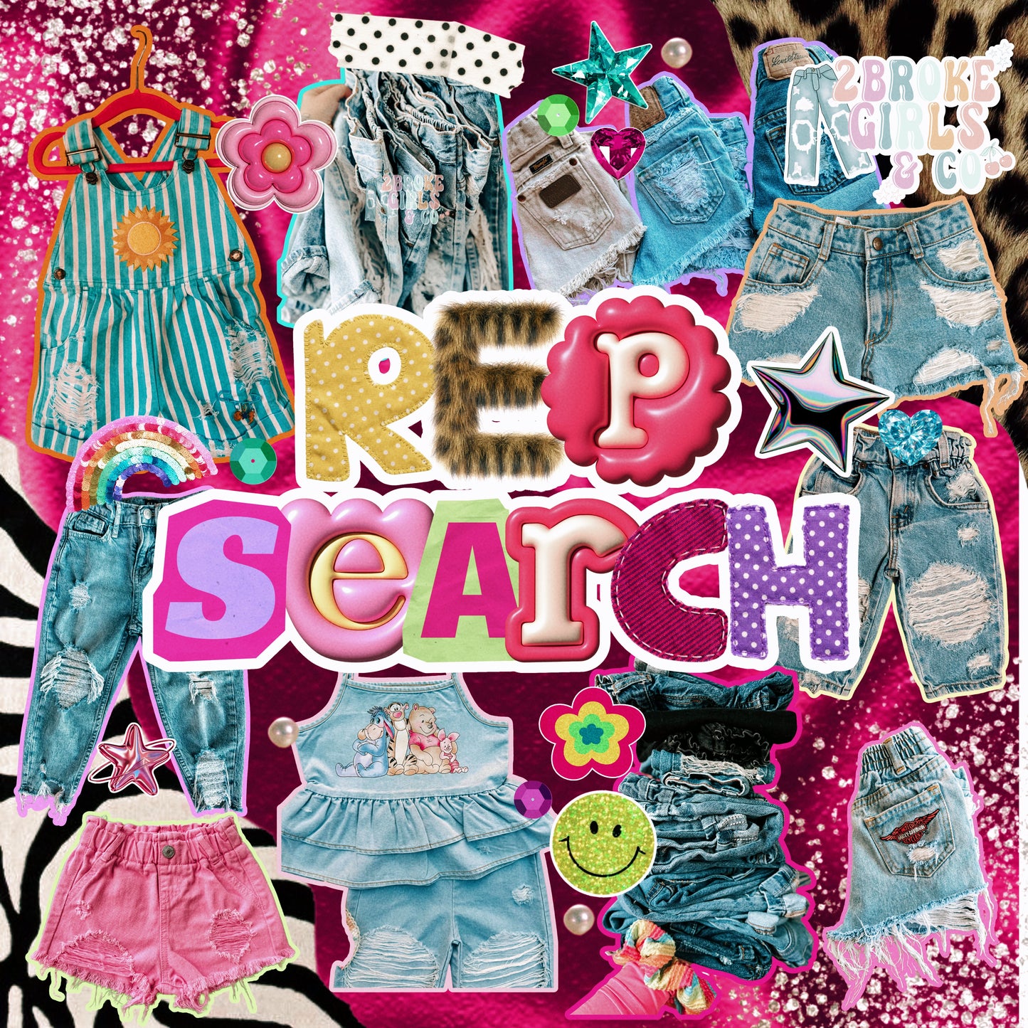 Scrap book style custom graphics