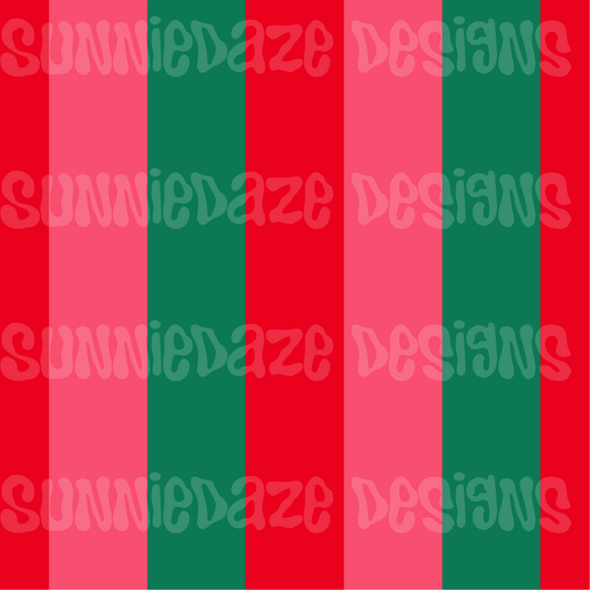 Leopard Christmas stripes cord