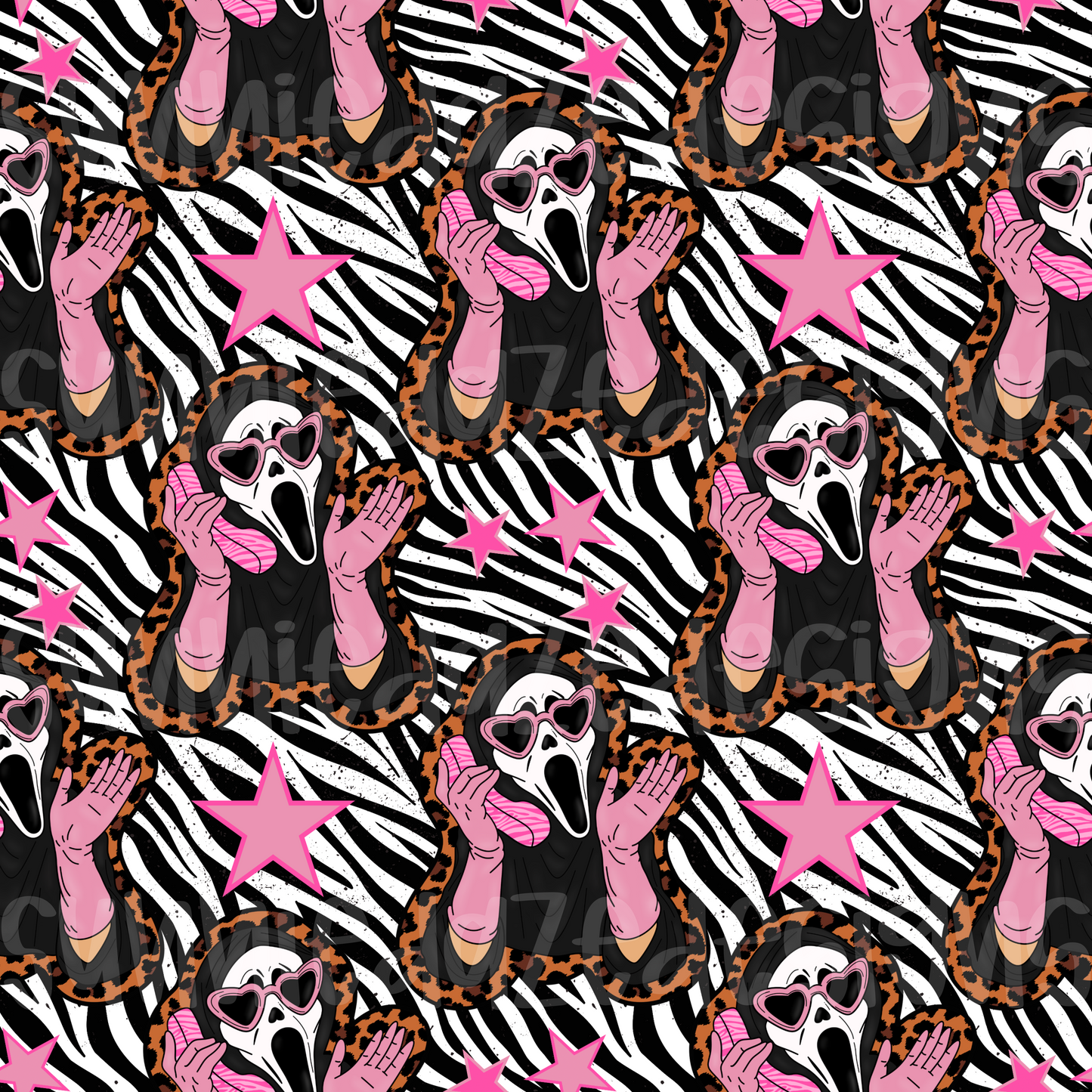 Scream queen zebra
