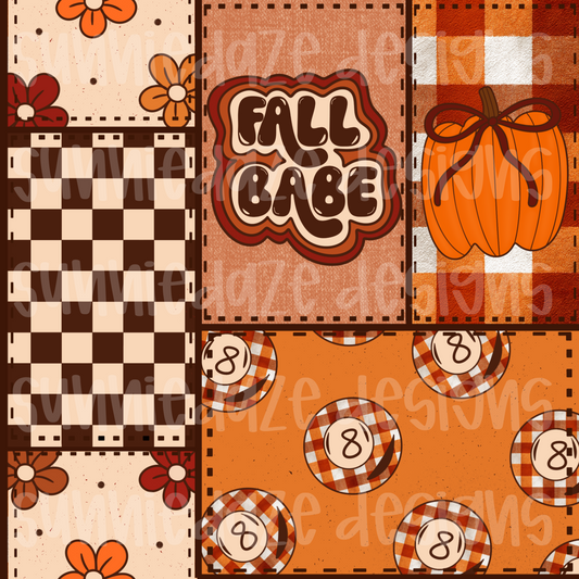 Fall babe patchwork