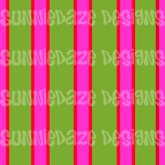 Christmas cord stripes