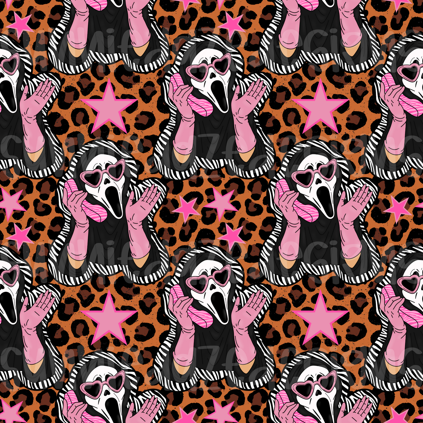 Scream queen leopard