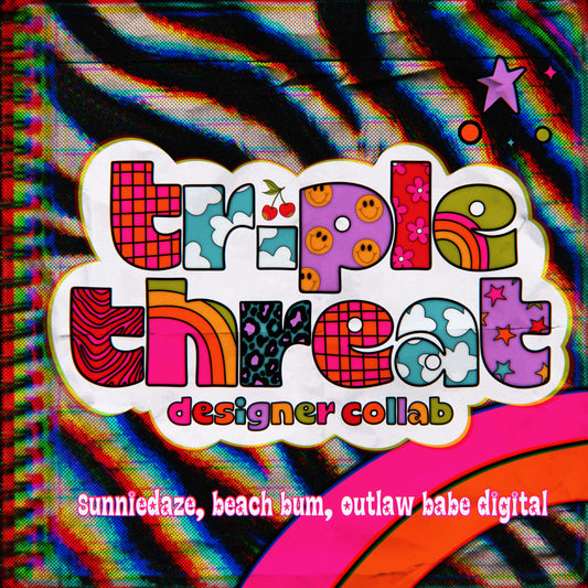 TRIPLE THREAT DESIGNER COLLAB • NO CODES