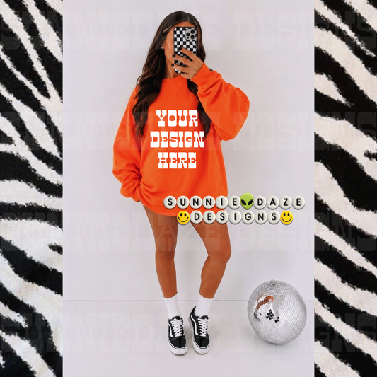 Orange crew mock up