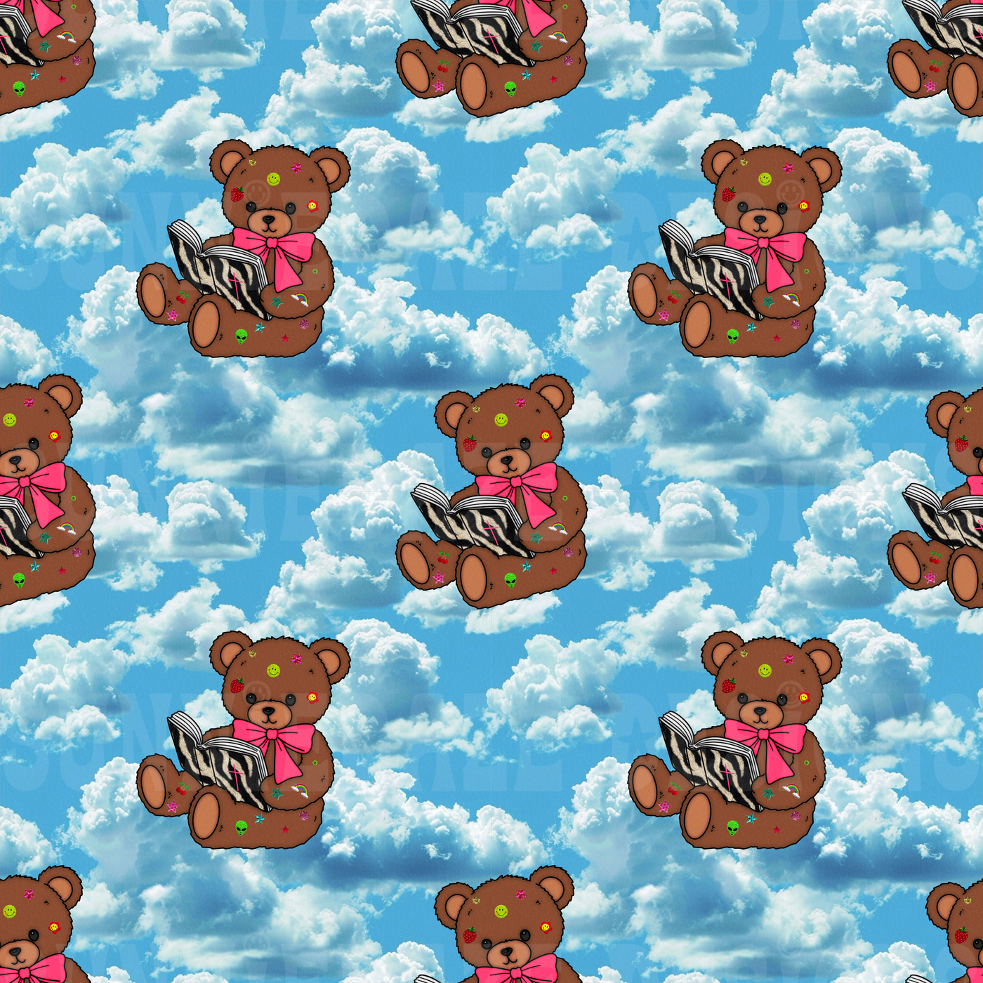 Trendy bear w bible