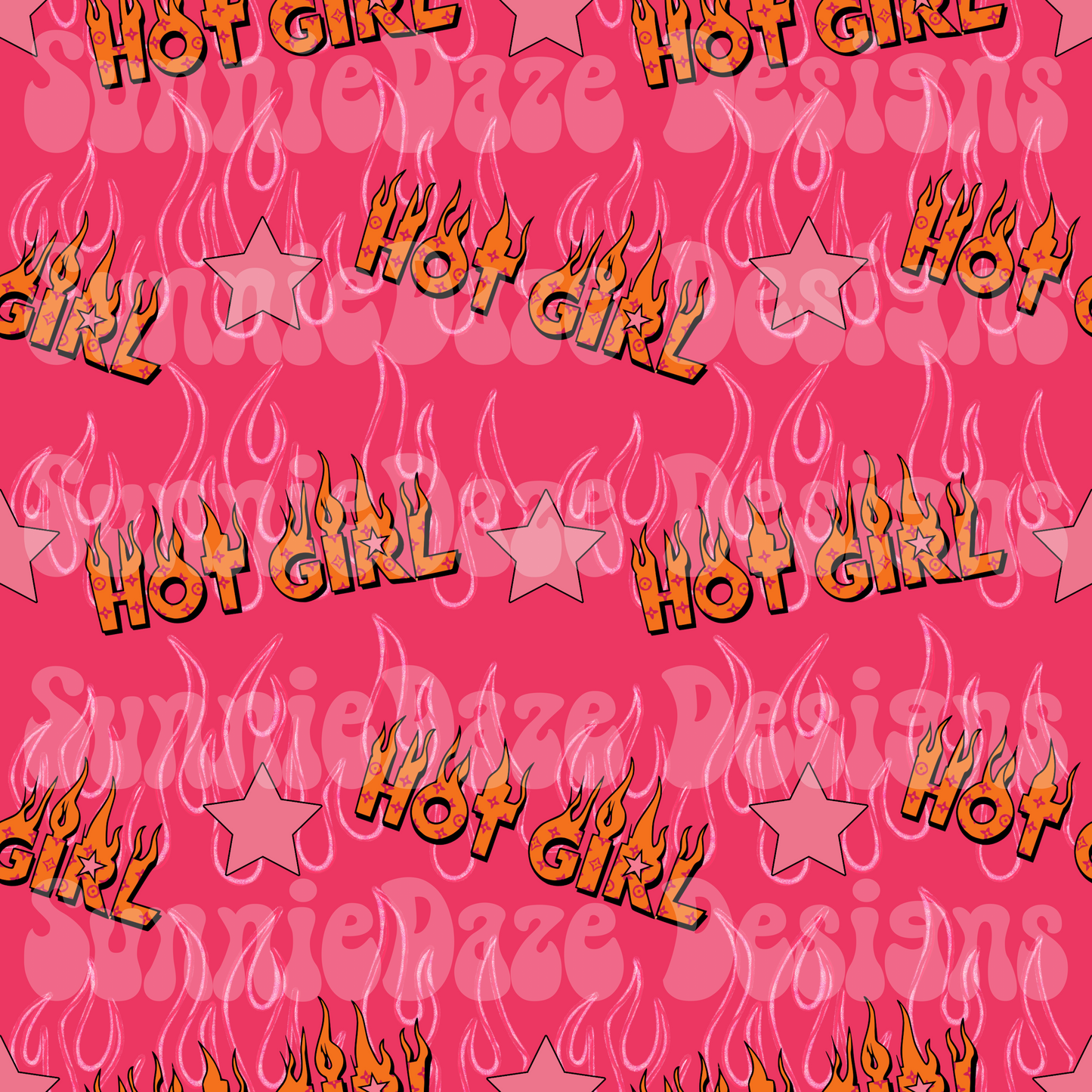 Hot girl stars seamless • pink