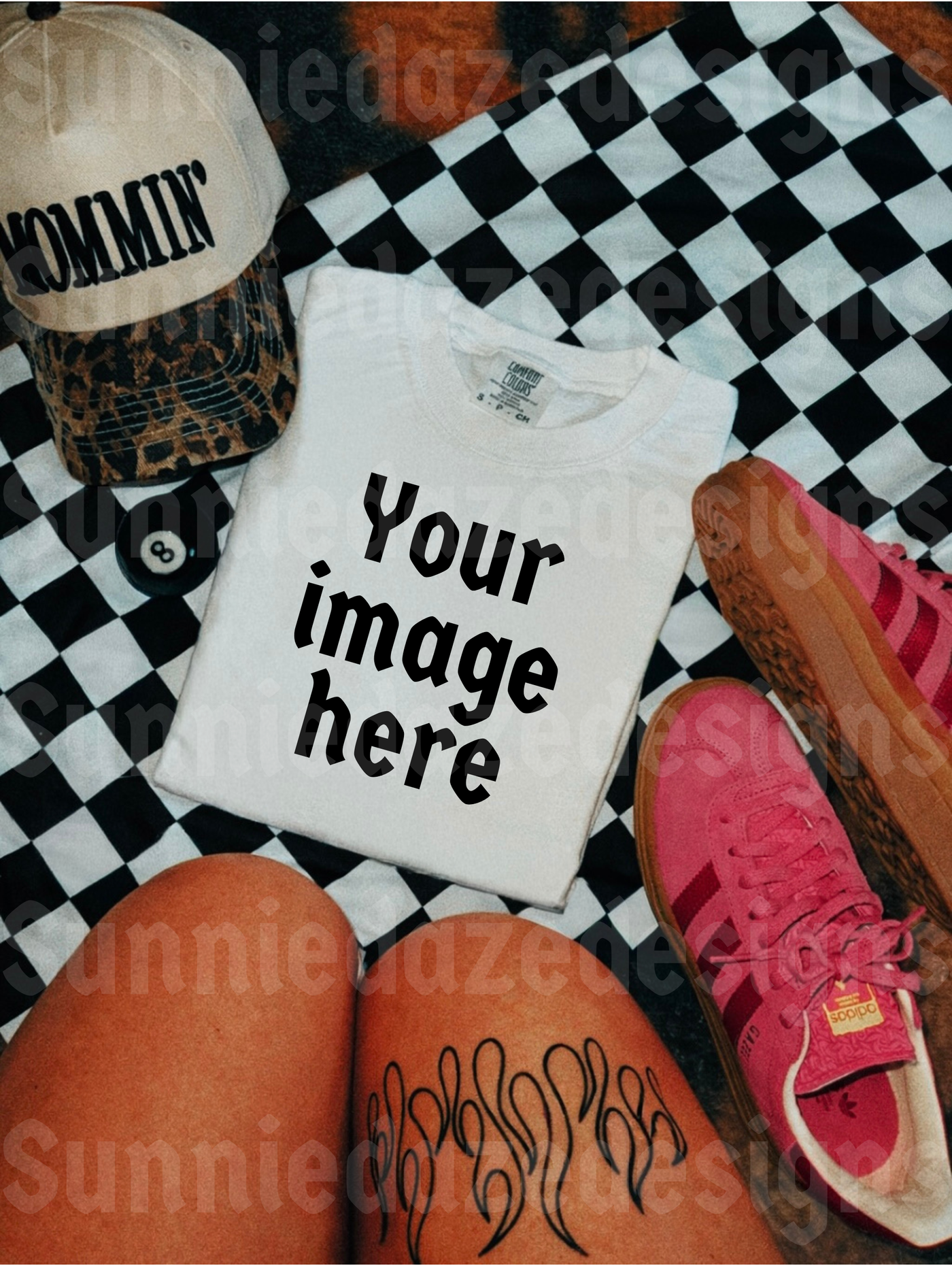 Comfort colors white mock