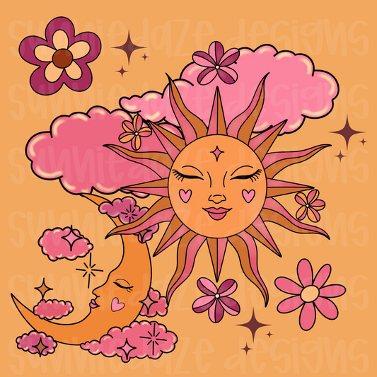 Boho suns png