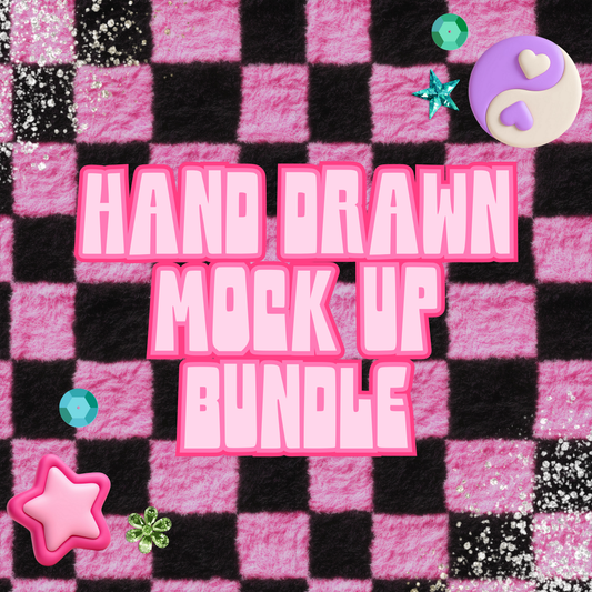 Hand drawn mock up bundle