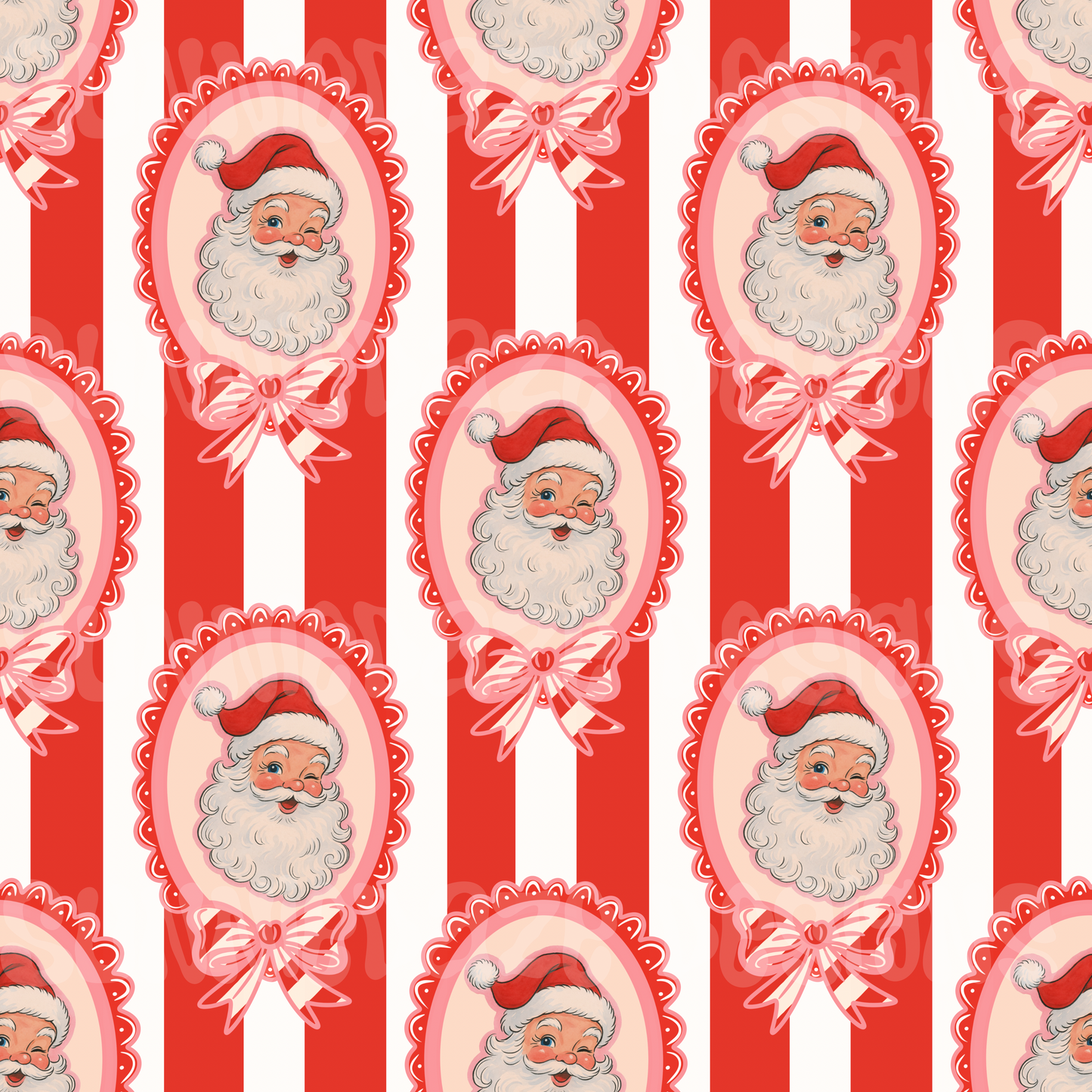 Cutie Santa red/white stripes