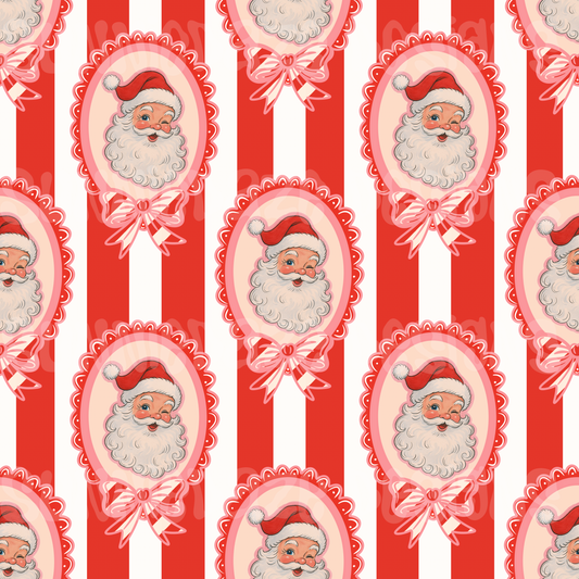 Cutie Santa red/white stripes