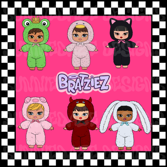 Bratziez clip art bundle
