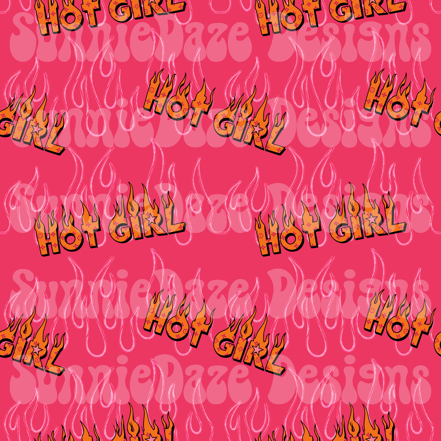 Hot girl seamless • pink