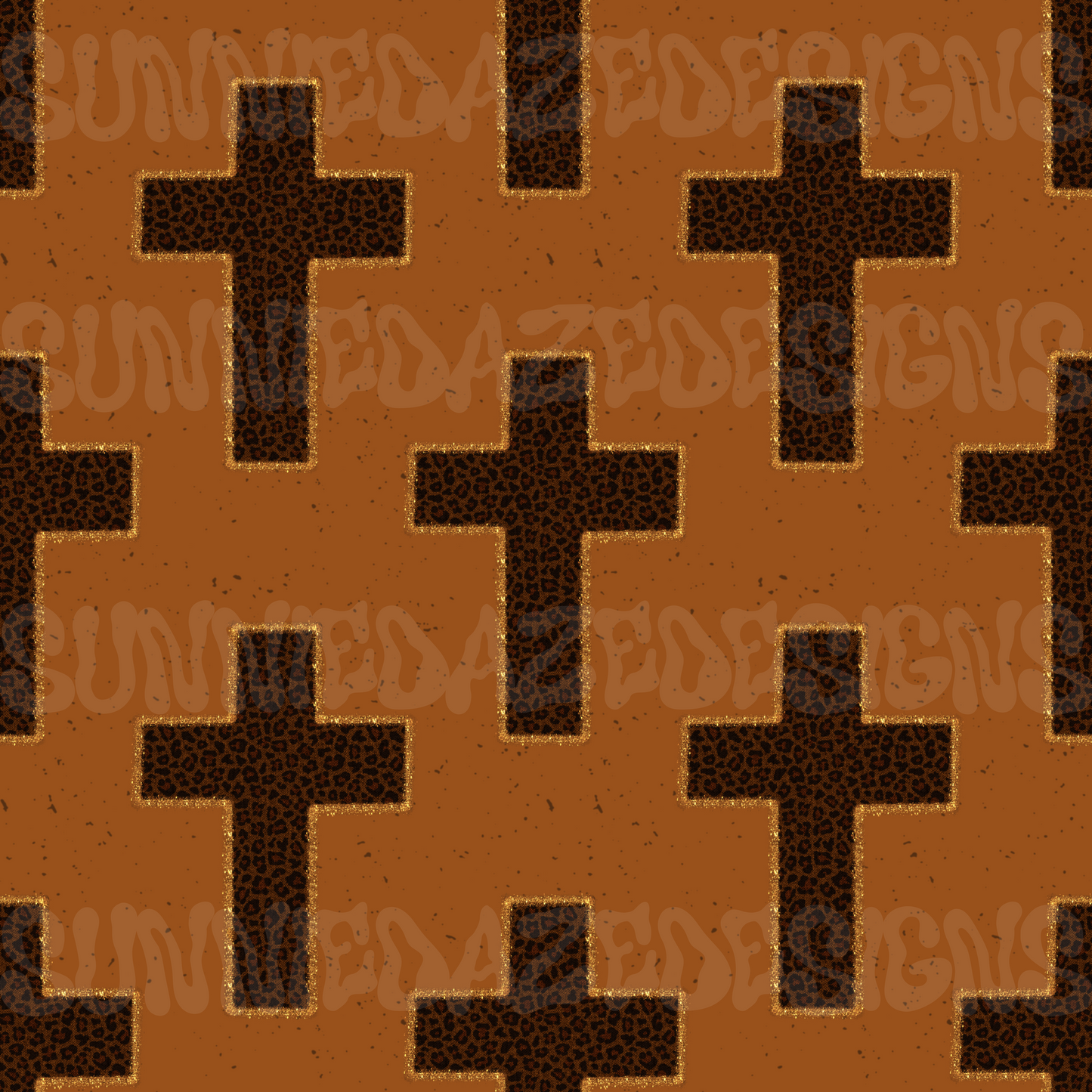 Fall Jesus cross seamless