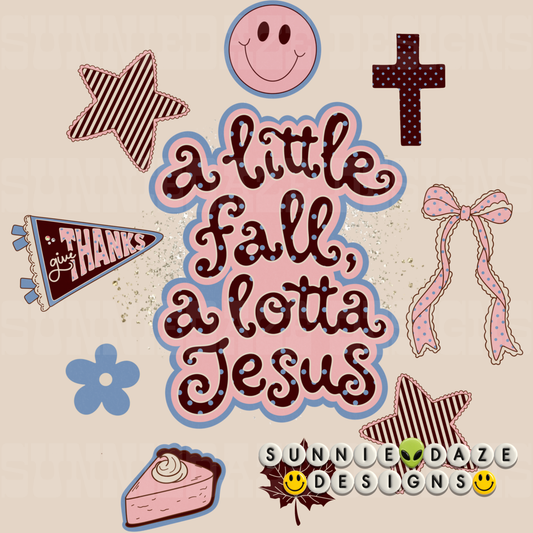 A little fall, a lotta Jesus png 2
