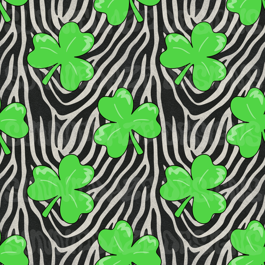 Clovers + zebra