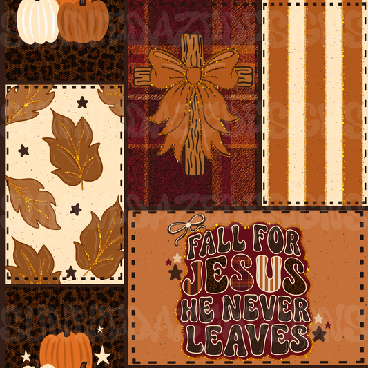 Fall for Jesus seamless
