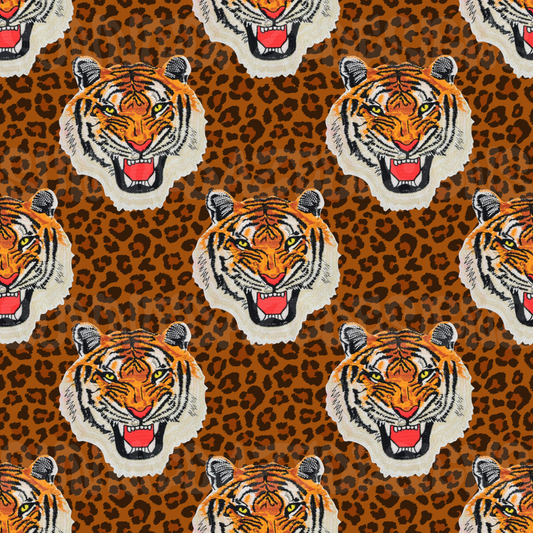 Tiger leopard seamless