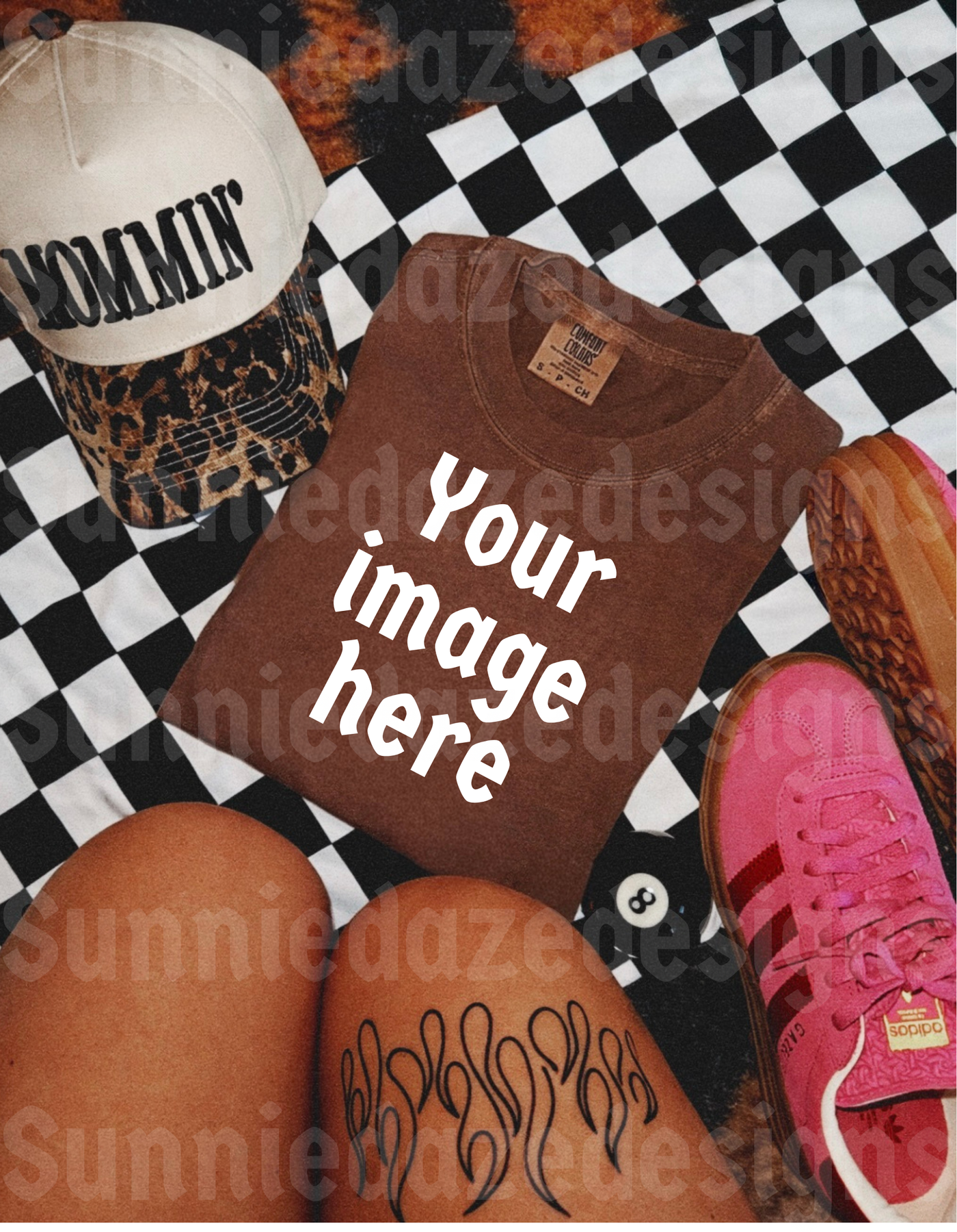 Comfort colors espresso mock